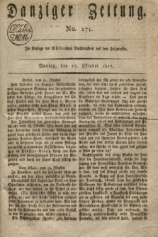 Danziger Zeitung. 1817, No. 171 (27 Oktober)