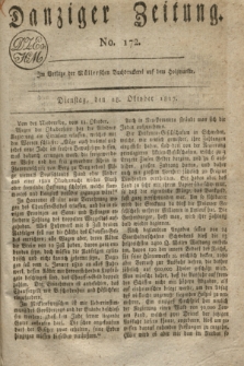 Danziger Zeitung. 1817, No. 172 (28 Oktober)