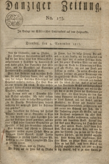 Danziger Zeitung. 1817, No. 175 (4 November)