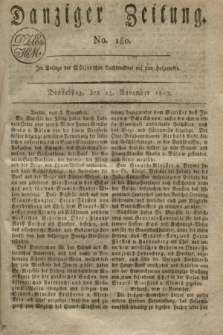 Danziger Zeitung. 1817, No. 180 (13 November)