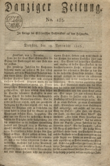 Danziger Zeitung. 1817, No. 183 (18 November)