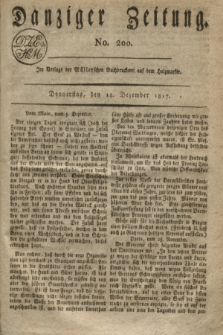 Danziger Zeitung. 1817, No. 200 (18 Dezember)