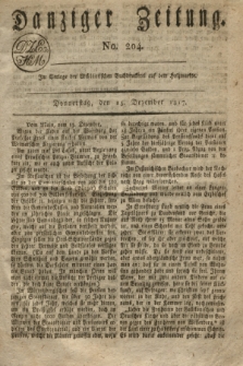 Danziger Zeitung. 1817, No. 204 (25 Dezember)