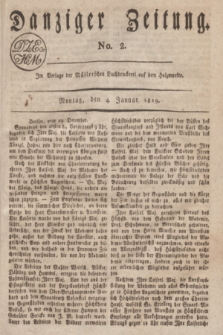 Danziger Zeitung. 1819, No. 2 (4 Januar)