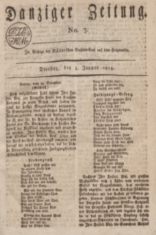 Danziger Zeitung. 1819, No. 3 (5 Januar)