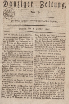 Danziger Zeitung. 1819, No. 5 (8 Januar)