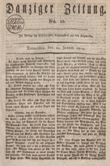 Danziger Zeitung. 1819, No. 12 (21 Januar)