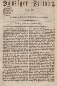 Danziger Zeitung. 1819, No. 17 (29 Januar)