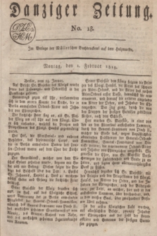 Danziger Zeitung. 1819, No. 18 (1 Februar)
