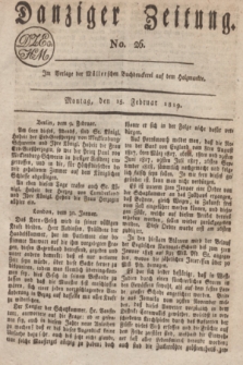 Danziger Zeitung. 1819, No. 26 (15 Februar)