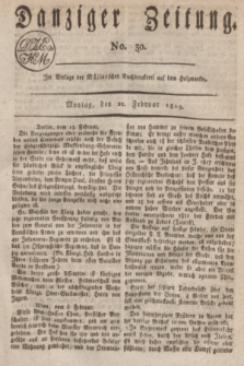 Danziger Zeitung. 1819, No. 30 (22 Februar)