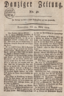 Danziger Zeitung. 1819, No. 40 (11 März)
