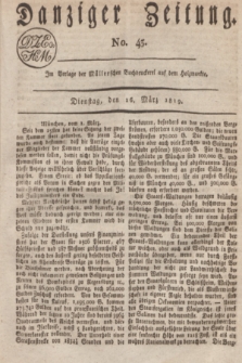 Danziger Zeitung. 1819, No. 43 (16 März)