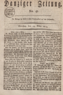Danziger Zeitung. 1819, No. 47 (23 März)
