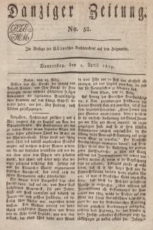 Danziger Zeitung. 1819, No. 52 (1 April)