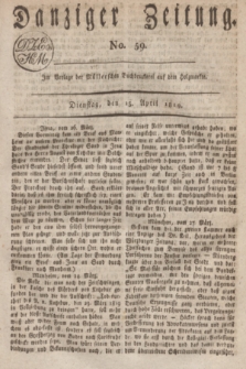 Danziger Zeitung. 1819, No. 59 (13 April)