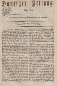 Danziger Zeitung. 1819, No. 65 (23 April)