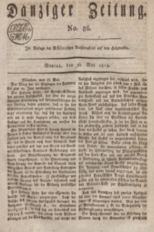 Danziger Zeitung. 1819, No. 86 (31 Mai)
