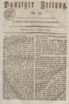 Danziger Zeitung. 1819, No. 89 (4 Juni)