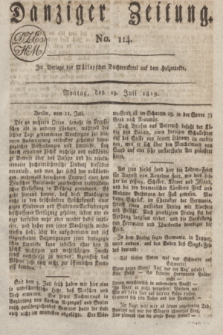 Danziger Zeitung. 1819, No. 114 (19 Juli)