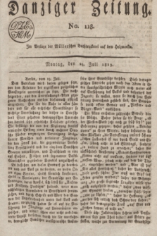 Danziger Zeitung. 1819, No. 118 (24 Juli)