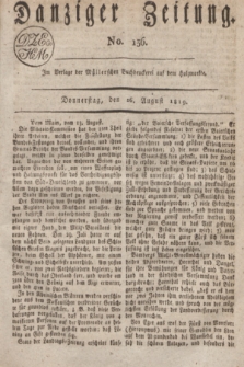 Danziger Zeitung. 1819, No. 136 (26 August)