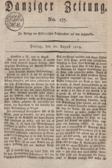 Danziger Zeitung. 1819, No. 137 (27 August)