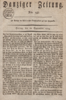 Danziger Zeitung. 1819, No. 145 (10 September)