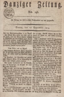 Danziger Zeitung. 1819, No. 146 (13 September)