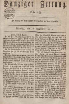 Danziger Zeitung. 1819, No. 147 (14 September)