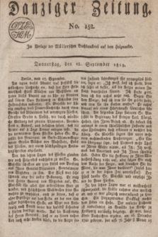 Danziger Zeitung. 1819, No. 152 (23 September)