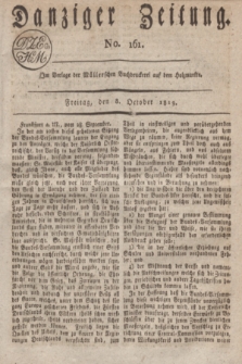 Danziger Zeitung. 1819, No. 161 (8 October)