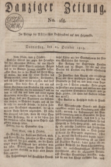 Danziger Zeitung. 1819, No. 168 (21 October)