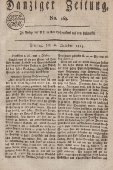 Danziger Zeitung. 1819, No. 169 (22 October)