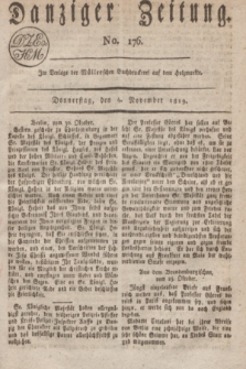 Danziger Zeitung. 1819, No. 176 (4 November)
