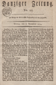 Danziger Zeitung. 1819, No. 177 (5 November)