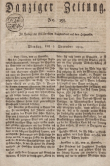 Danziger Zeitung. 1819, No. 195 (7 December)