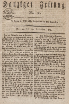 Danziger Zeitung. 1819, No. 198 (13 December)