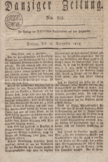 Danziger Zeitung. 1819, No. 205 (24 December)