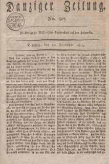 Danziger Zeitung. 1819, No. 207 (28 December)