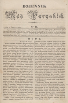 Dziennik Mód Paryskich. R.2, Ner. 12 (16 czerwca 1841)