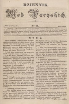 Dziennik Mód Paryskich. R.2, Ner. 13 (1 lipca 1841)