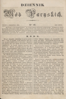 Dziennik Mód Paryskich. R.2, Ner. 17 (1 września 1841)