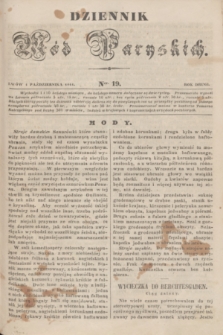 Dziennik Mód Paryskich. R.2, Ner. 19 (1 października 1841)