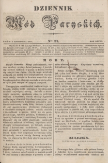 Dziennik Mód Paryskich. R.2, Ner. 21 (1 listopada 1841)