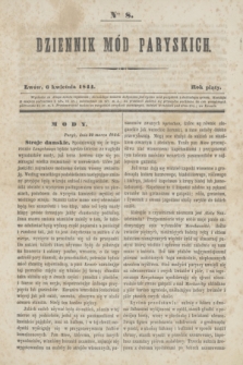 Dziennik Mód Paryskich. R.5, Nro 8 (6 kwietnia 1844)