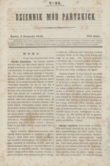 Dziennik Mód Paryskich. R.5, Nro 23 (2 listopada 1844)