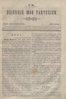 Dziennik Mód Paryskich. R.7, Nro 9 (23 kwietnia 1846)