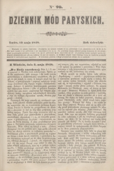 Dziennik Mód Paryskich. R.9, Nro 20 (13 maja 1848)