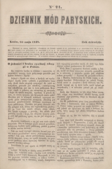 Dziennik Mód Paryskich. R.9, Nro 21 (20 maja 1848)